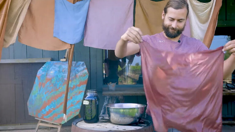 Natural Fabric Dyes from Farm to Cloth